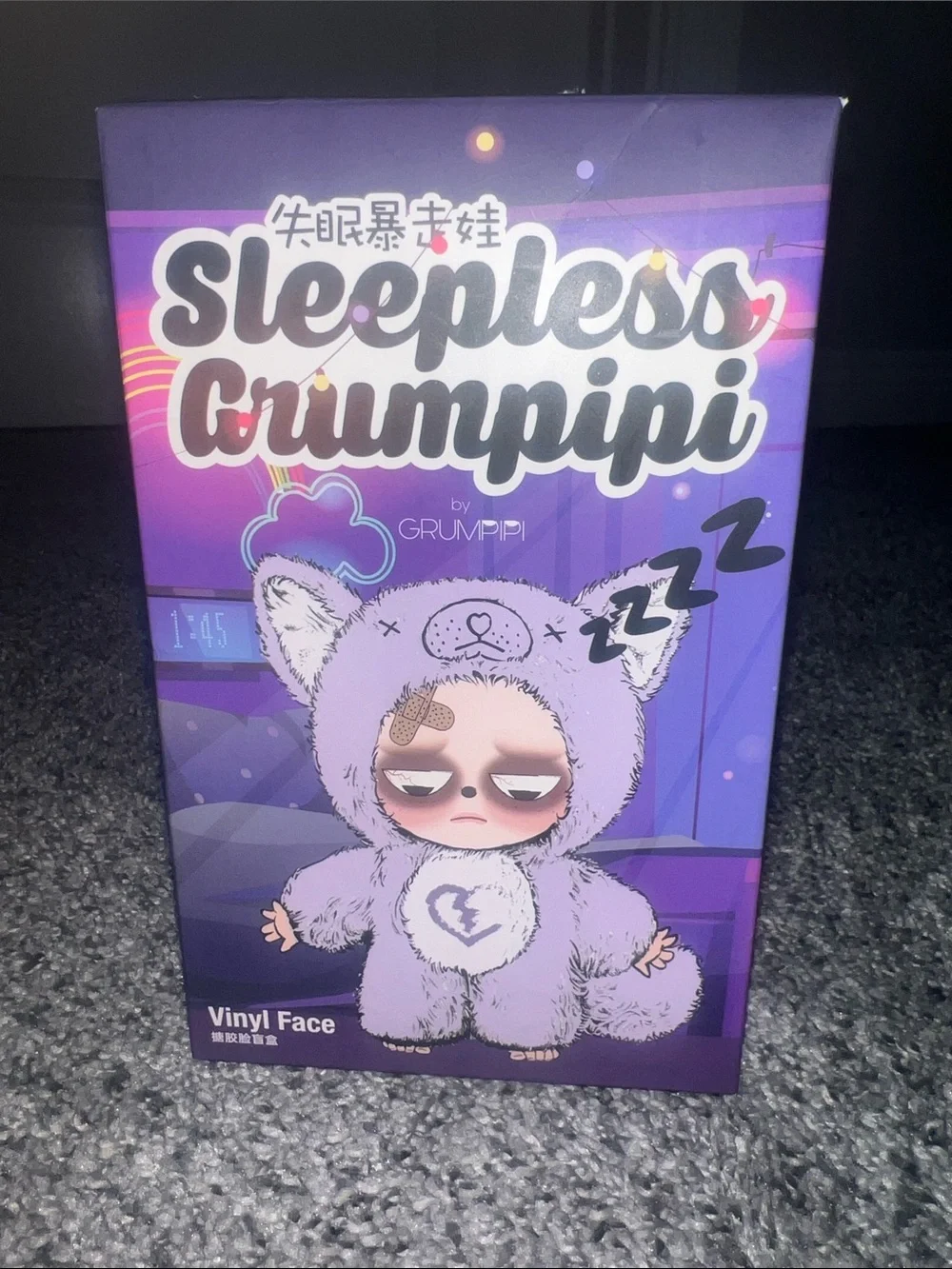 😴 Sleepless Grumpipi Vinyl Face Plush Blind Box